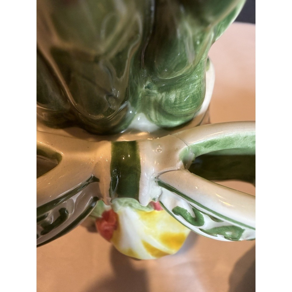 Vtg Fitz & Floyd Herb Garden Dill Sage Salt Pepper Shakers Artichoke Asparagus - Picture 7 of 14